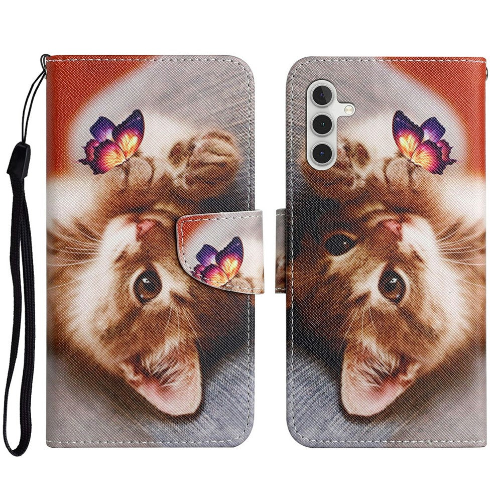 For Samsung Galaxy A26 5G / A16 5G / A16 4G Case Pattern Printing Protective Leather Folio Phone Cover