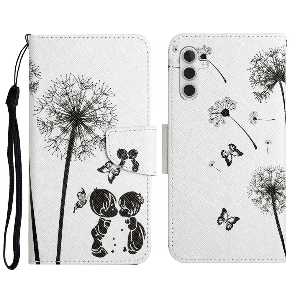 For Samsung Galaxy A26 5G / A16 5G / A16 4G Case Pattern Printing Protective Leather Folio Phone Cover