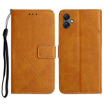 For Samsung Galaxy A06 4G Leather Case Line Pattern Wallet Phone Cover