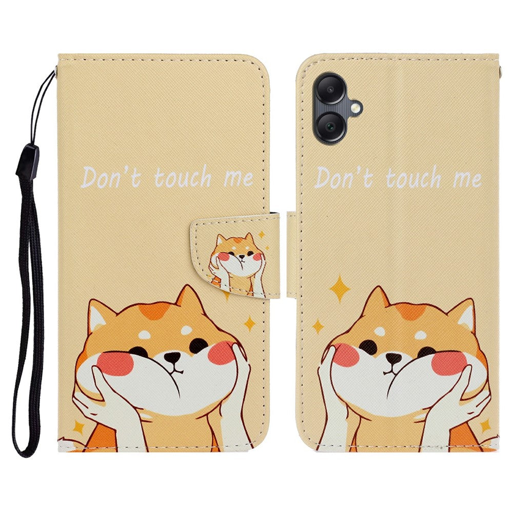 For Samsung Galaxy A06 4G Case Pattern Printing Protective Leather Folio Phone Cover