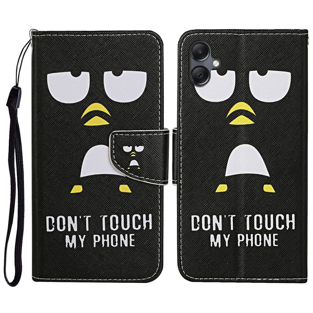 For Samsung Galaxy A06 4G Case Pattern Printing Protective Leather Folio Phone Cover