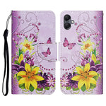 For Samsung Galaxy A06 4G Case Pattern Printing Protective Leather Folio Phone Cover