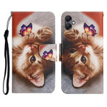For Samsung Galaxy A06 4G Case Pattern Printing Protective Leather Folio Phone Cover