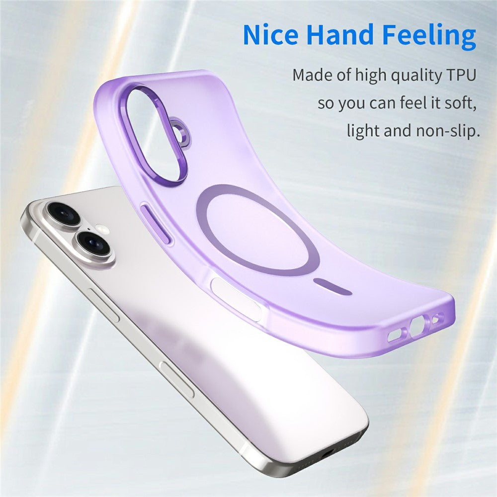 iPhone 16 Skal MagSafe TPU/PC Matt - Mörklila