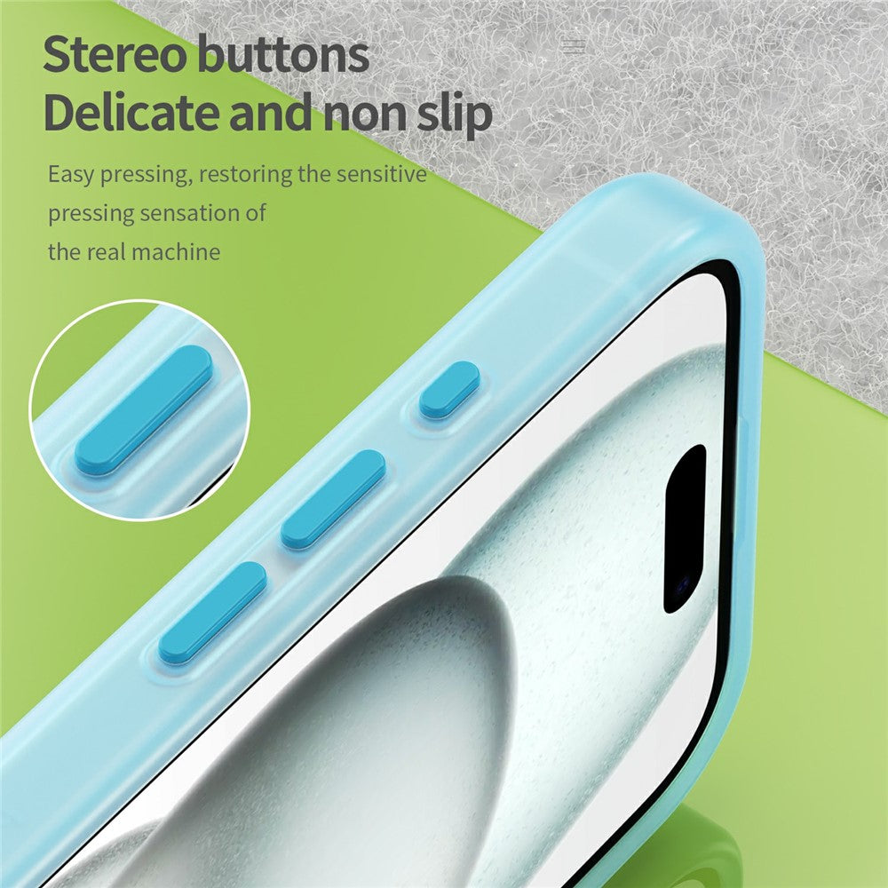 iPhone 16 Skal MagSafe TPU/PC Matt - Blå