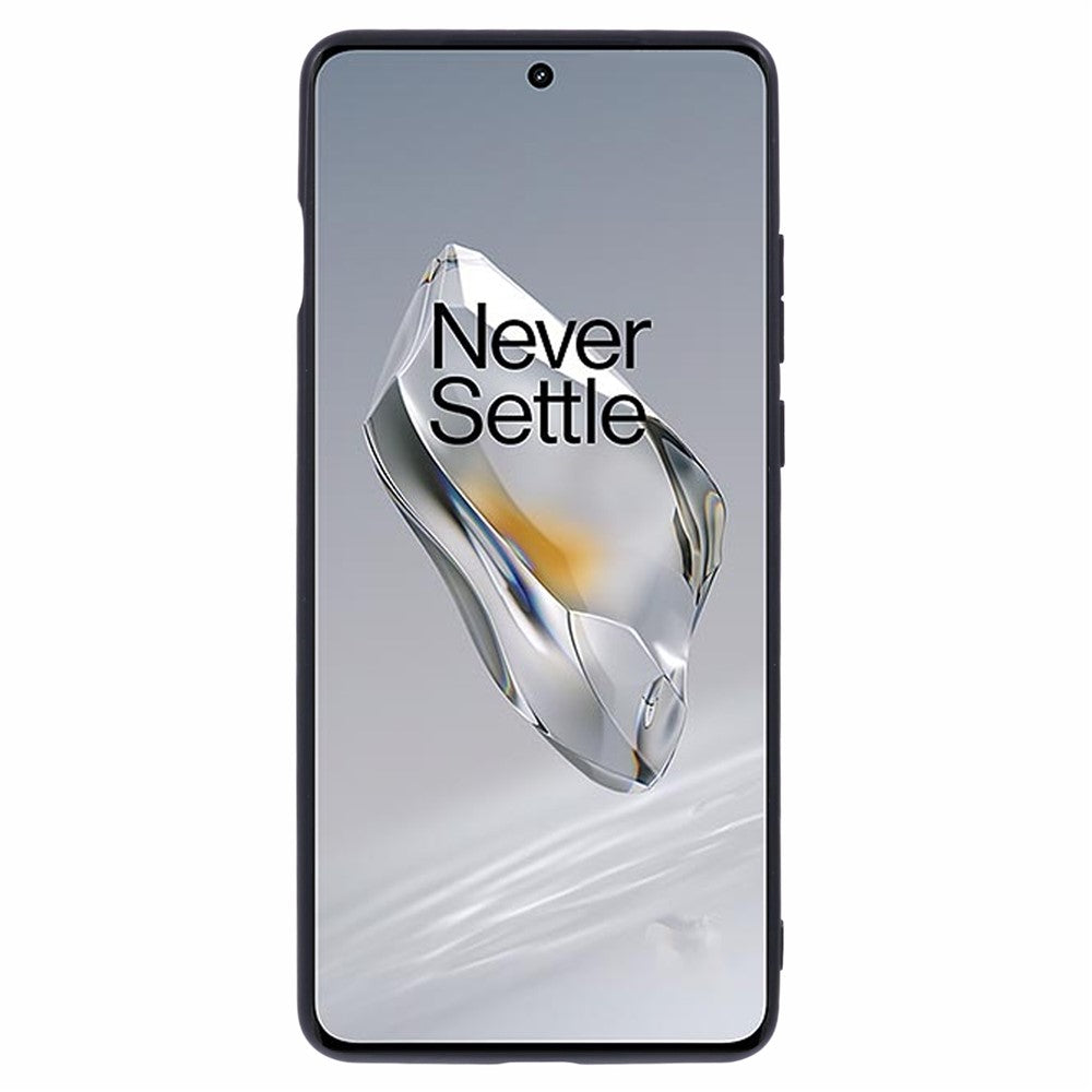 For OnePlus 12 5G Phone Case Rhombus Adhesive Card Bag with Kickstand RFID Blocking