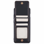 For OnePlus 12 5G Phone Case Rhombus Adhesive Card Bag with Kickstand RFID Blocking