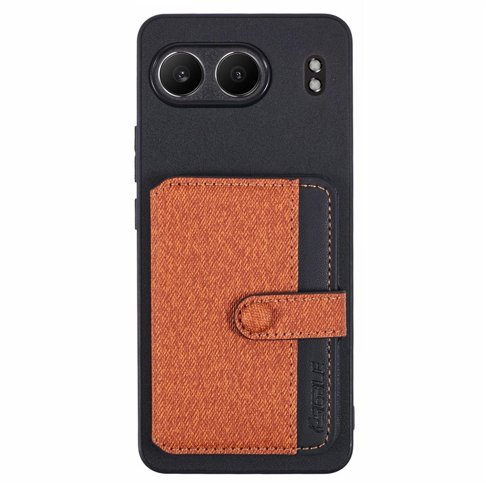 For OnePlus Nord 4 Phone Case Adhesive Card Bag Color Matching with Kickstand