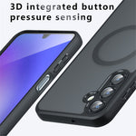 Til Samsung Galaxy A16 5G / A16 4G Magnetisk Cover TPU+PC Mat Telefoncover
