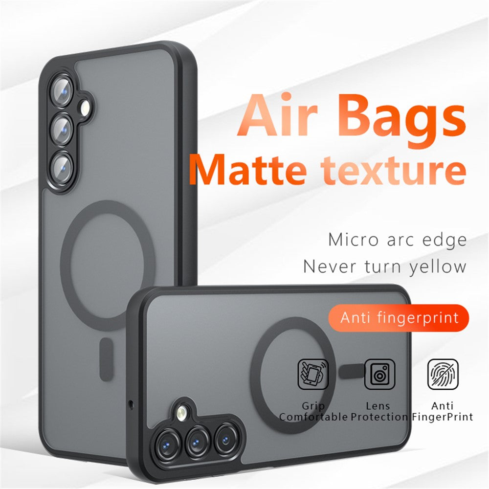 Til Samsung Galaxy A16 5G / A16 4G Magnetisk Cover TPU+PC Mat Telefoncover