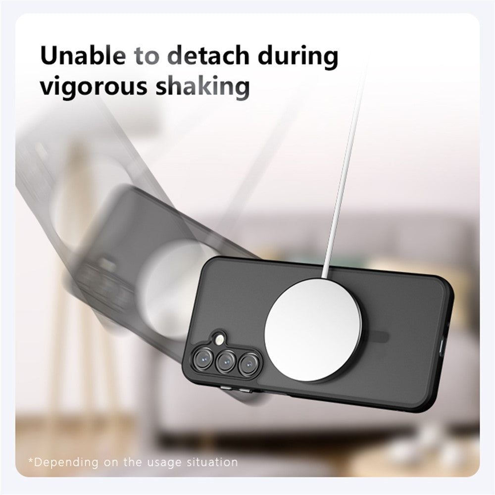 Til Samsung Galaxy A16 5G / A16 4G Magnetisk Cover TPU+PC Mat Telefoncover