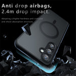 Til Samsung Galaxy A16 5G / A16 4G Magnetisk Cover TPU+PC Mat Telefoncover