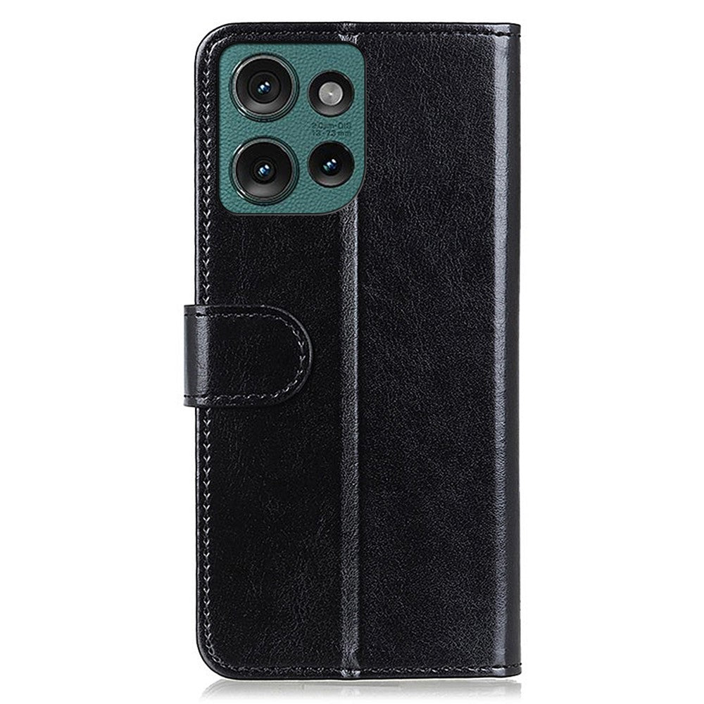 For Motorola Edge 60 Neo 5G / Edge 50 Neo 5G / Moto S50 5G / ThinkPhone 25 5G Case Crazy Horse Texture PU Leather Phone Stand Cover