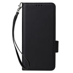 Samsung Galaxy A16 5G / A16 4G-skal med handledsrem, plånboksfodral i PU-läder med litchitextur