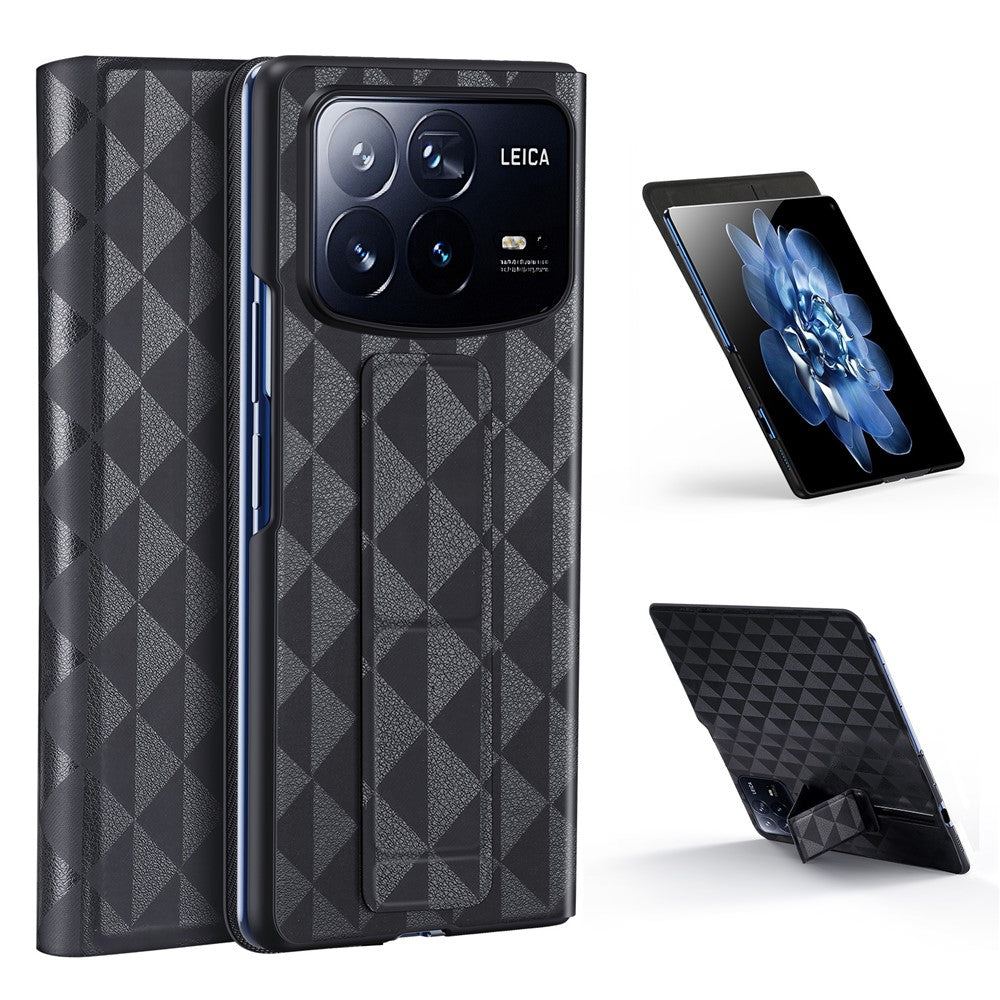 DUX DUCIS Fitt Series för Xiaomi Mix Fold 4 5G Läderfodral med Korthållare