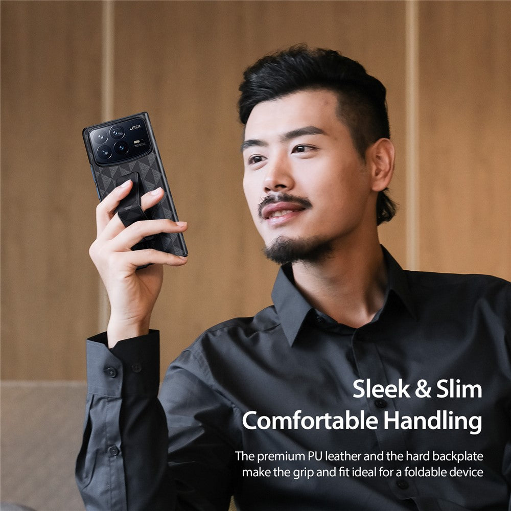 DUX DUCIS Fitt Series för Xiaomi Mix Fold 4 5G Läderfodral med Korthållare