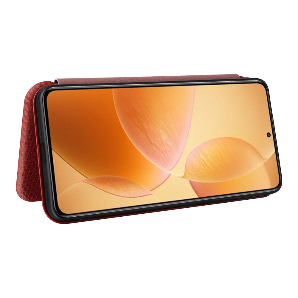 For Xiaomi 14T Pro Case Carbon Fiber Texture Drop-Proof PU Leather Phone Cover