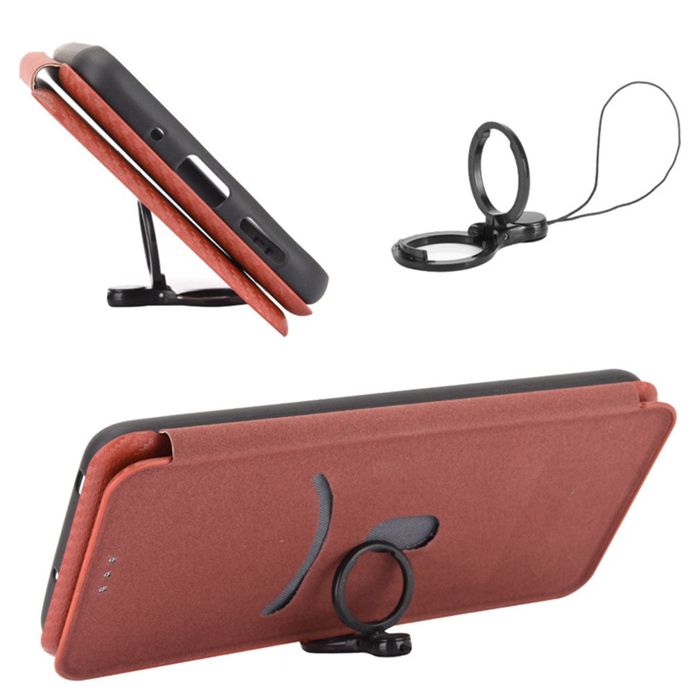 For Xiaomi 14T Pro Case Carbon Fiber Texture Drop-Proof PU Leather Phone Cover