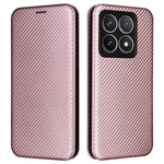 For Xiaomi 14T Pro Case Carbon Fiber Texture Drop-Proof PU Leather Phone Cover