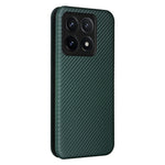 For Xiaomi 14T Case Carbon Fiber Texture Drop-Proof PU Leather Phone Cover
