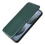 For Xiaomi 14T Case Carbon Fiber Texture Drop-Proof PU Leather Phone Cover