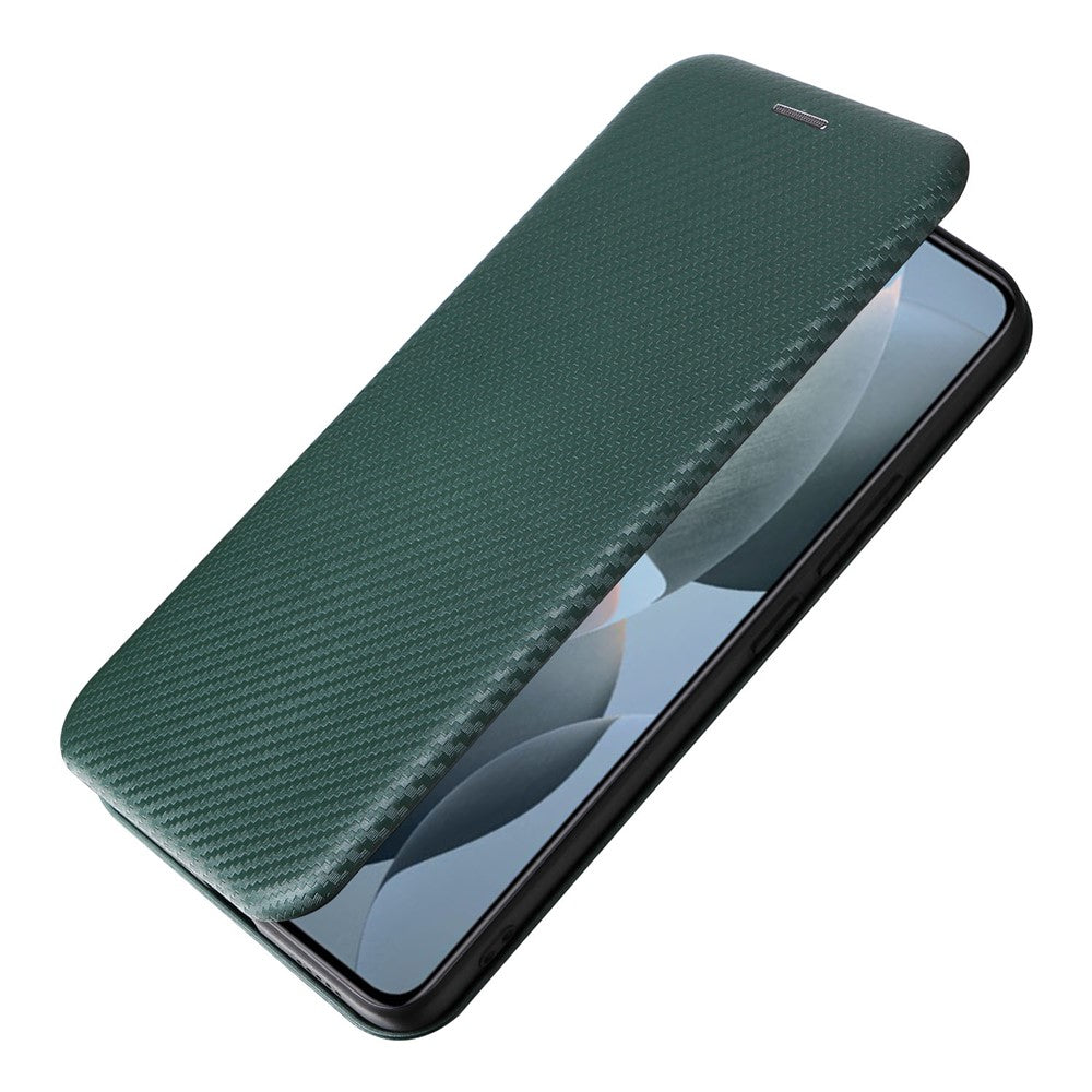 For Xiaomi 14T Case Carbon Fiber Texture Drop-Proof PU Leather Phone Cover