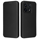 For Xiaomi 14T Case Carbon Fiber Texture Drop-Proof PU Leather Phone Cover