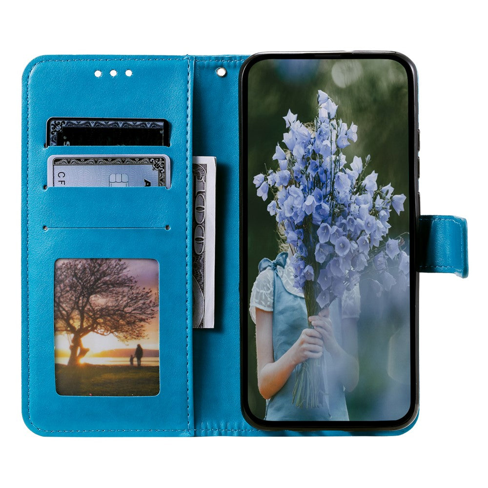 Til Samsung Galaxy A06 4G Etui Præget Totem PU Læder Pung Stativ Telefon Cover