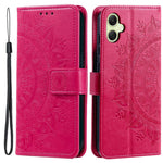 Til Samsung Galaxy A06 4G Etui Præget Totem PU Læder Pung Stativ Telefon Cover