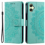 Til Samsung Galaxy A06 4G Etui Præget Totem PU Læder Pung Stativ Telefon Cover