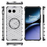 For OnePlus Nord 4 Magnetic Case Honeycomb Design TPU+PC Phone Cover