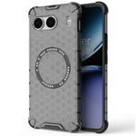 For OnePlus Nord 4 Magnetic Case Honeycomb Design TPU+PC Phone Cover