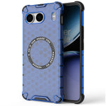 For OnePlus Nord 4 Magnetic Case Honeycomb Design TPU+PC Phone Cover