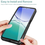 For Samsung Galaxy A18 5G / A18 4G / A17 5G / A17 4G / A16 5G / A16 4G Case Acrylic+TPU Clear Phone Cover with PET Screen Film