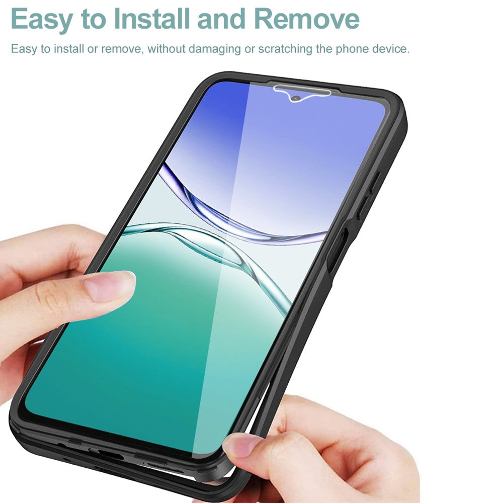 For Samsung Galaxy A18 5G / A18 4G / A17 5G / A17 4G / A16 5G / A16 4G Case Acrylic+TPU Clear Phone Cover with PET Screen Film