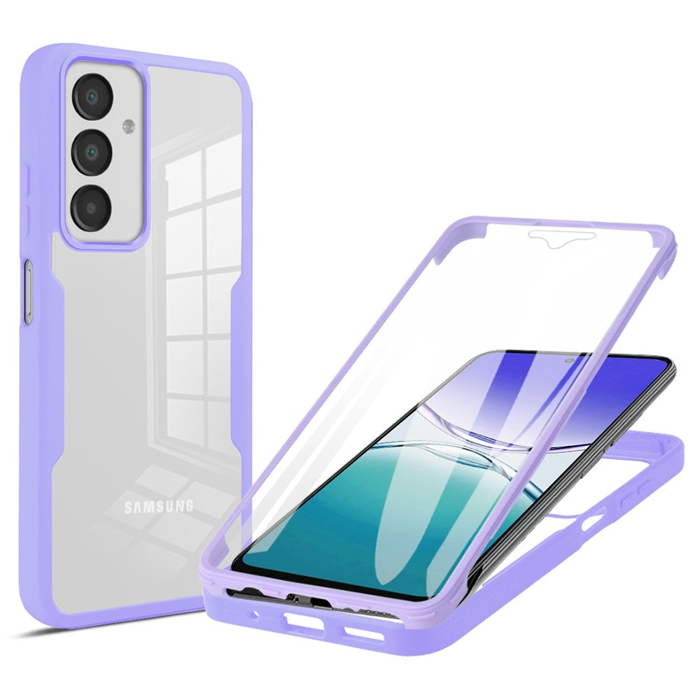 For Samsung Galaxy A18 5G / A18 4G / A17 5G / A17 4G / A16 5G / A16 4G Case Acrylic+TPU Clear Phone Cover with PET Screen Film
