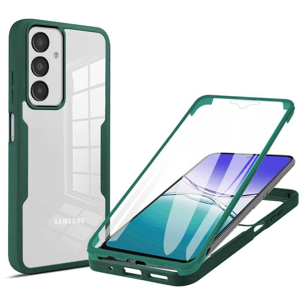 For Samsung Galaxy A18 5G / A18 4G / A17 5G / A17 4G / A16 5G / A16 4G Case Acrylic+TPU Clear Phone Cover with PET Screen Film
