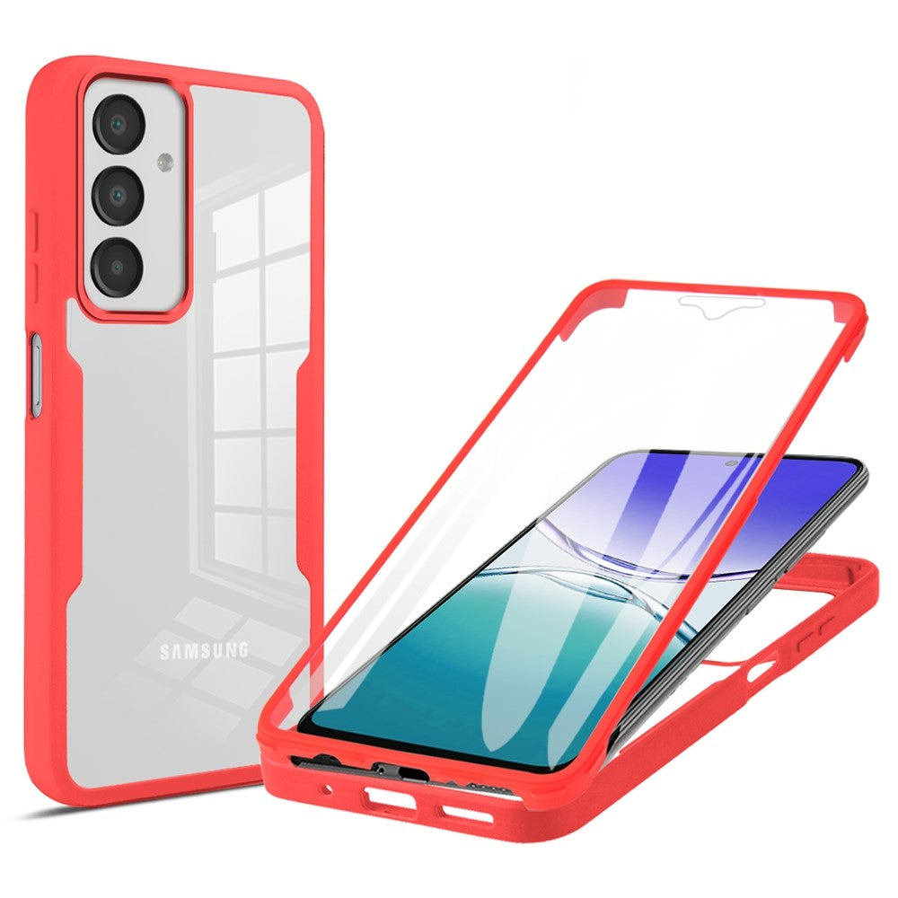 For Samsung Galaxy A18 5G / A18 4G / A17 5G / A17 4G / A16 5G / A16 4G Case Acrylic+TPU Clear Phone Cover with PET Screen Film