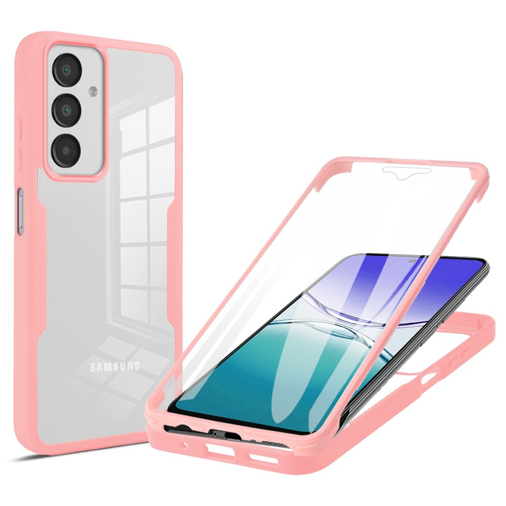 For Samsung Galaxy A18 5G / A18 4G / A17 5G / A17 4G / A16 5G / A16 4G Case Acrylic+TPU Clear Phone Cover with PET Screen Film