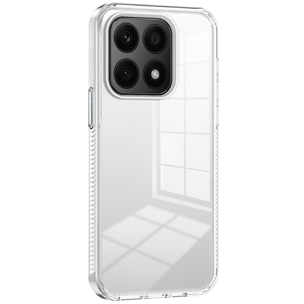 For Honor X8b 4G Clear Phone Case TPU PC Anti-Slip Drop-Proof Back Cover