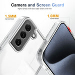 For Samsung Galaxy S22 5G Clear Phone Case TPU PC Anti-Slip Drop-Proof Back Cover