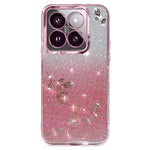 KADEM For Xiaomi 14T Pro Case Flower TPU Flexible Gradient Phone Cover