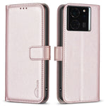 BINFEN COLOR BF17 For Xiaomi 14T Pro Case Wallet Folio Flip Leather Cover