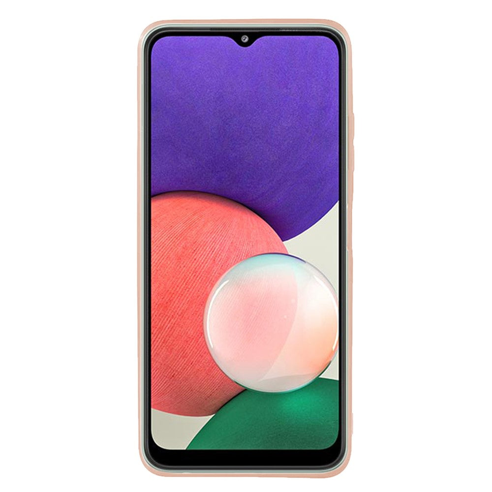 KALEBOL KLB-TPU003 For Samsung Galaxy A22 5G (EU) / (US) Case Anti-Scratch Solid Color TPU Phone Cover