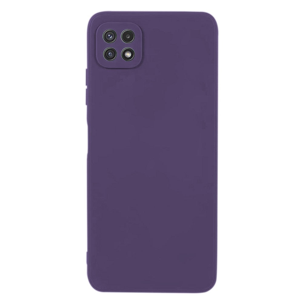 KALEBOL KLB-TPU003 For Samsung Galaxy A22 5G (EU) / (US) Case Anti-Scratch Solid Color TPU Phone Cover