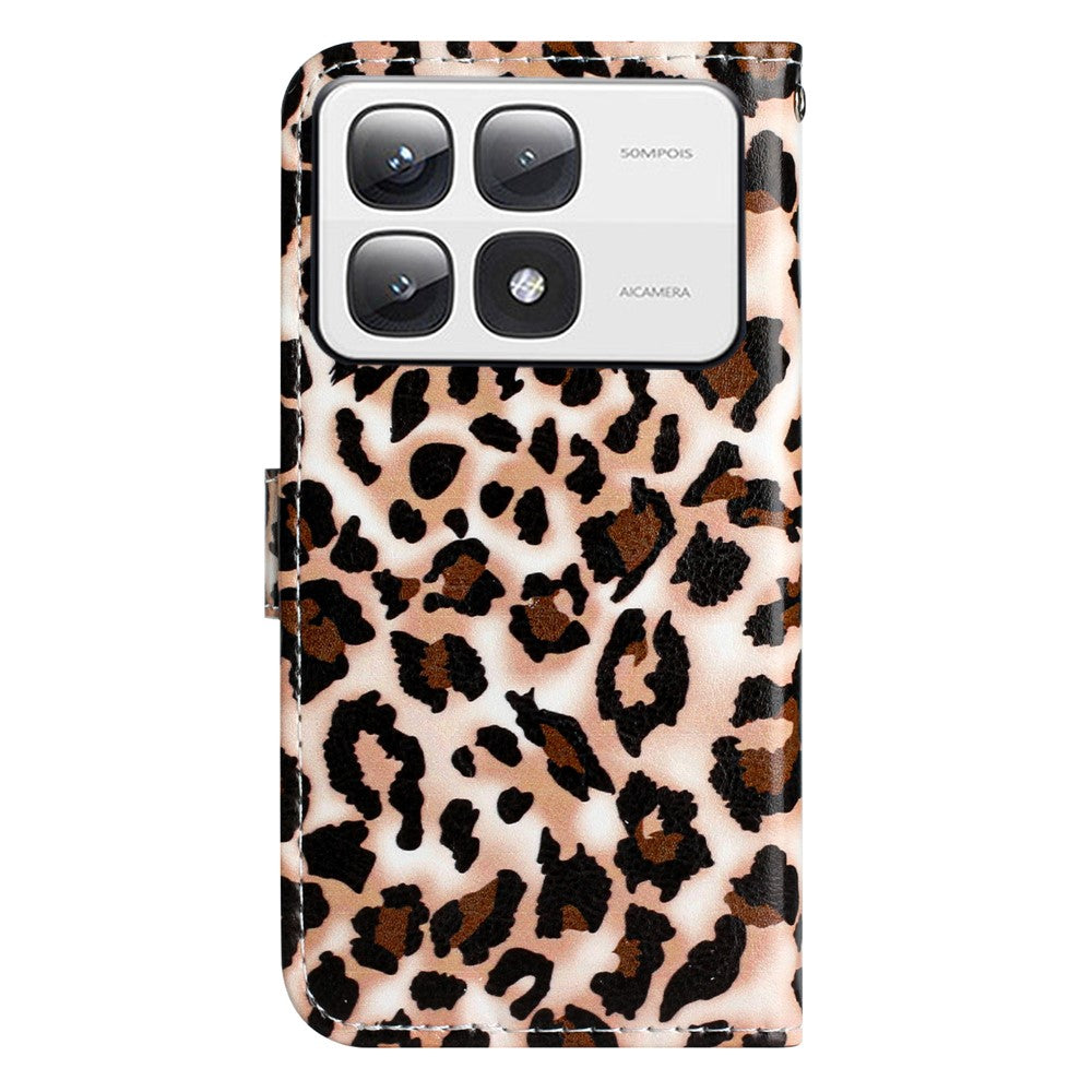 For Xiaomi 14T Pro Wallet Case Printed Pattern Design Leather Phone Cover