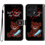 For Xiaomi 14T Wallet Case Printed Pattern Design Leather Phone Cover