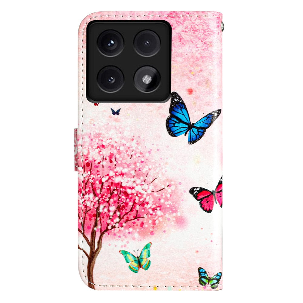 For Xiaomi 14T Wallet Case Printed Pattern Design Leather Phone Cover
