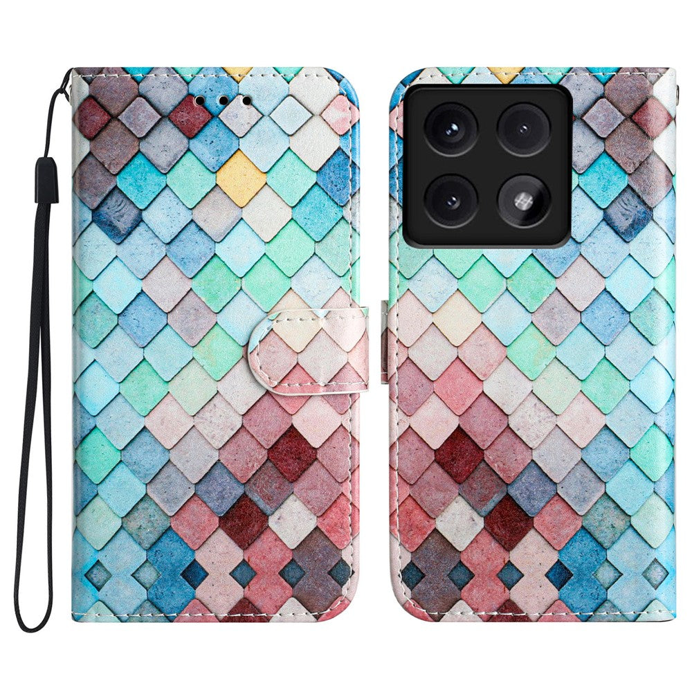 For Xiaomi 14T Wallet Case Printed Pattern Design Leather Phone Cover