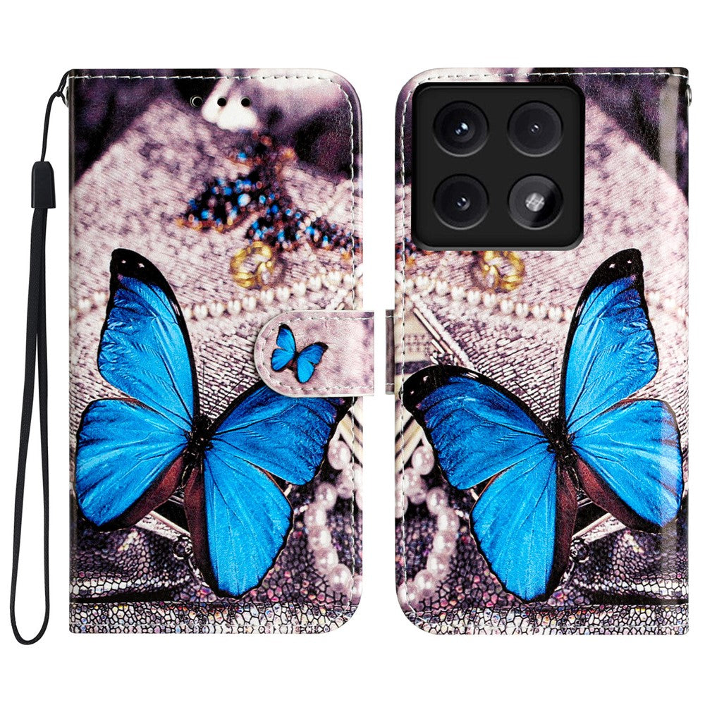 For Xiaomi 14T Wallet Case Printed Pattern Design Leather Phone Cover